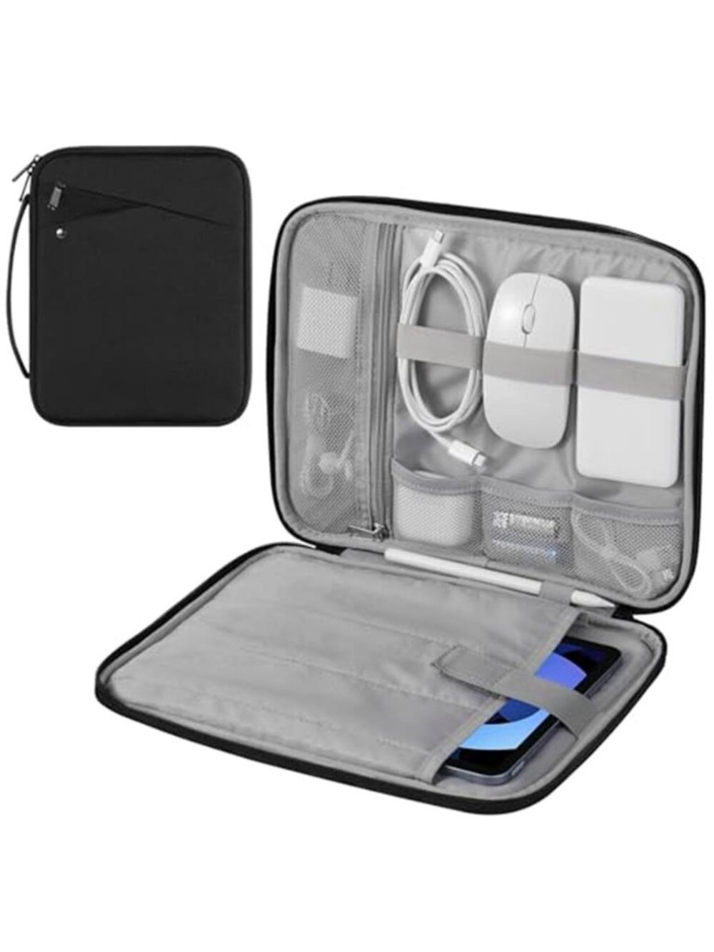 9-11 Inch Tablet Sleeve Carrying Case with Handle, Padded Protective Travel Bag